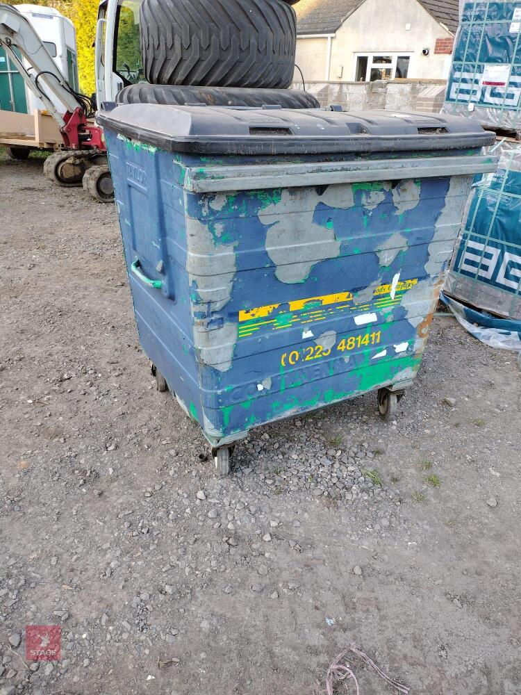 COMMERCIAL METAL WASTE BIN