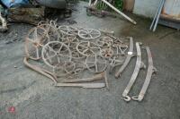 QTY OF HORSE PLOUGH WHEELS ETC (26) - 4