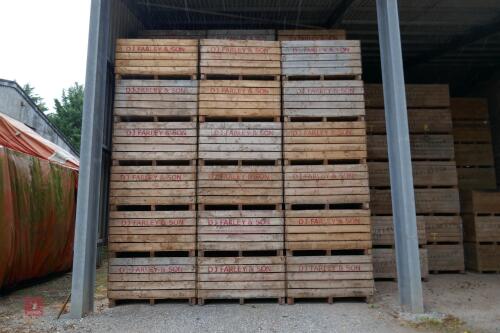 50 3 RUNNER 1.2 TON WOODEN POTATO BOXES