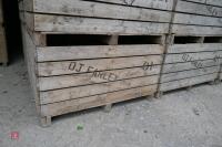 50 3 RUNNER 1.2 TON WOODEN POTATO BOXES - 6