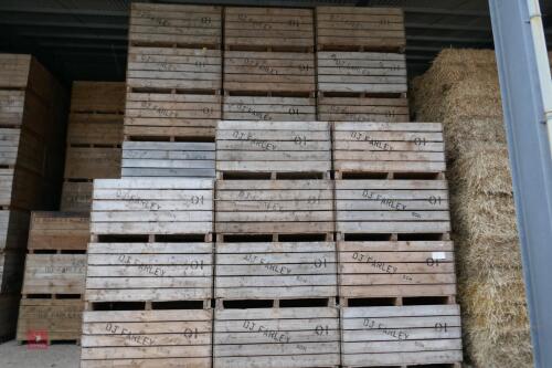 50 3 RUNNER 1.2 TON WOODEN POTATO BOXES