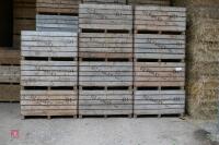 50 3 RUNNER 1.2 TON WOODEN POTATO BOXES - 2