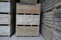 60 4 RUNNER 1.0 TON WOODEN POTATO BOXES