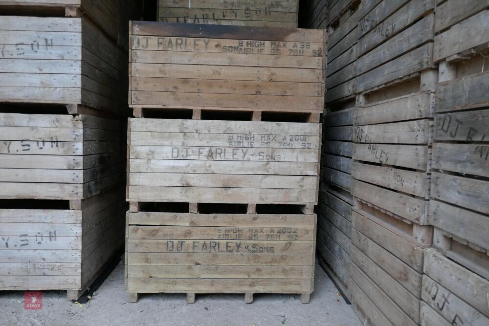 59 4 RUNNER 1.0 TON WOODEN POTATO BOXES