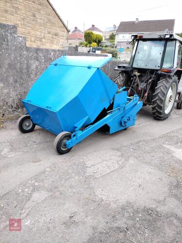 TRACTOR PTO SWEEPER COLLECTOR