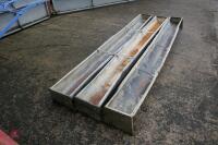 3 9FT GROUND FEED TROUGHS (22) - 4