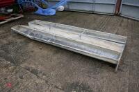 3 9FT GROUND FEED TROUGHS (22) - 5