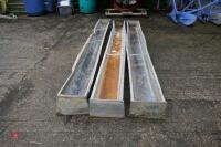 3 9FT GROUND FEED TROUGHS (22) - 6