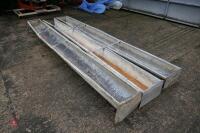 3 9FT GROUND FEED TROUGHS (22) - 7