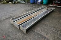 3 9FT GROUND FEED TROUGHS (22) - 8