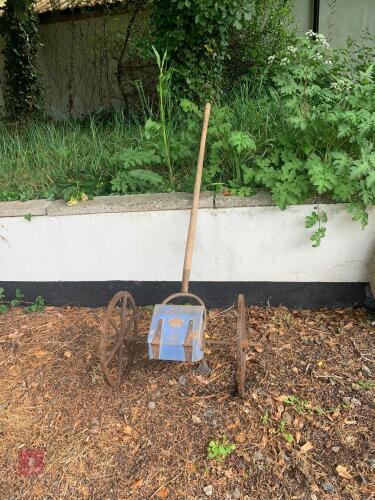 VINTAGE SINGLE FURROW SEED DRILL