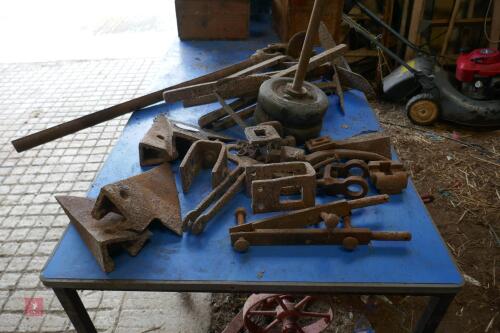 QTY OF VINTAGE PLOUGH SPARES (37)