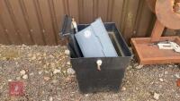 QTY PLASTIC TROUGHS/TUBS