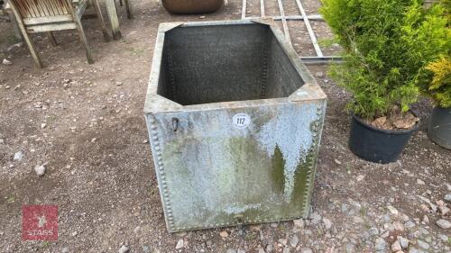 GALVANISED WATER TROUGH