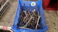 BOX OF SPANNERS - 2