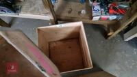 2 WOODEN BOXES - 2