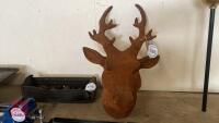 CAST IRON STAGS HEAD