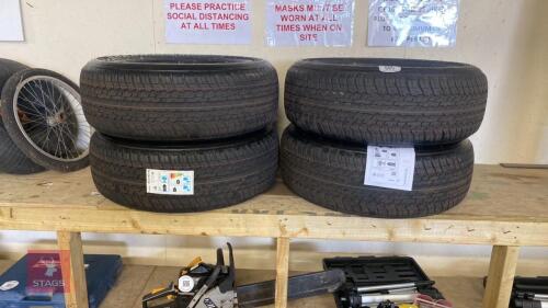 SET OF 4 NEW DUNLOP AT25/265/60R 18 TYRE