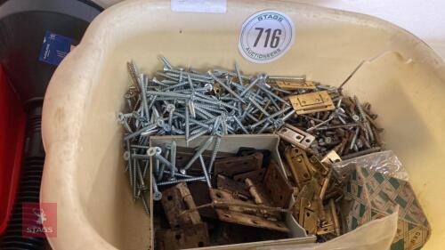 SCREWS, WASHERS ETC