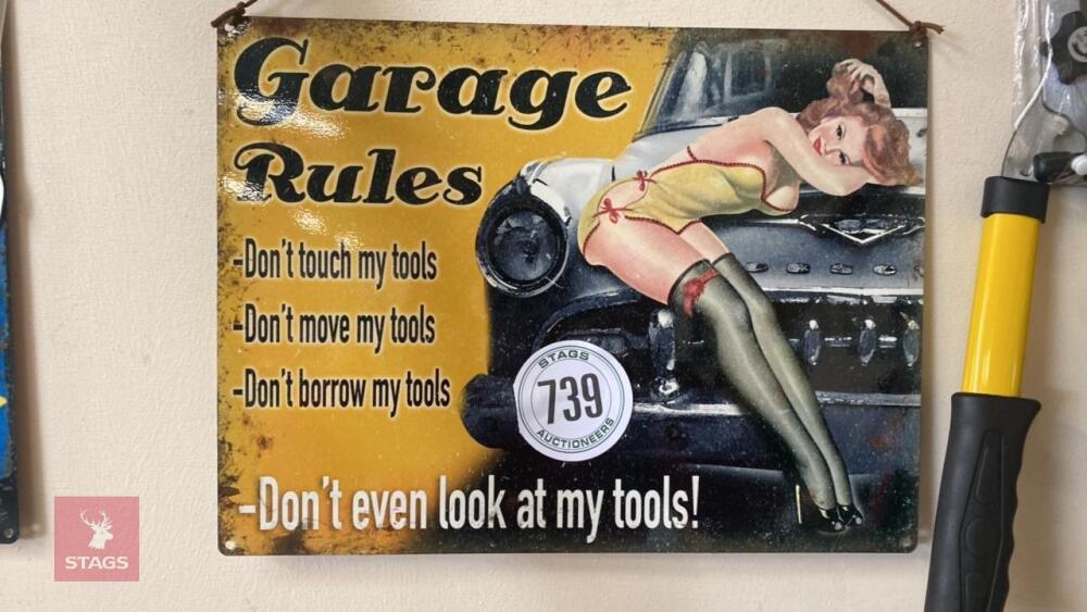 GARAGE SIGN