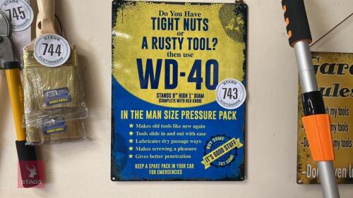 WD 40 SIGN