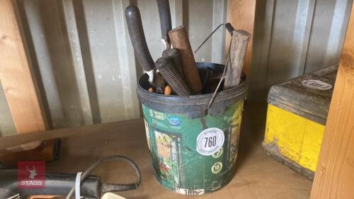 BUCKET OF TOOLS