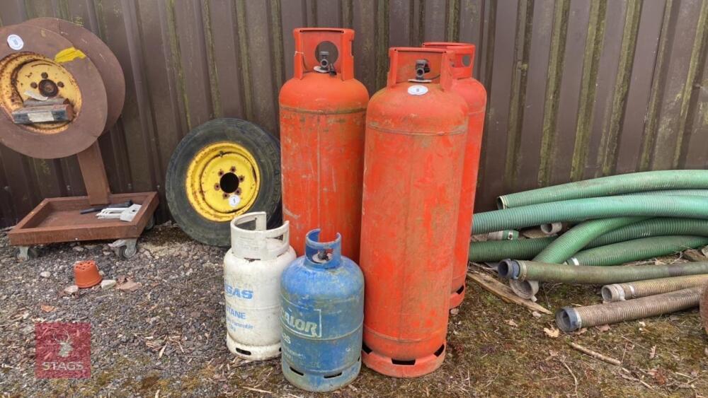 VARIOUS GAS CANNISTERS