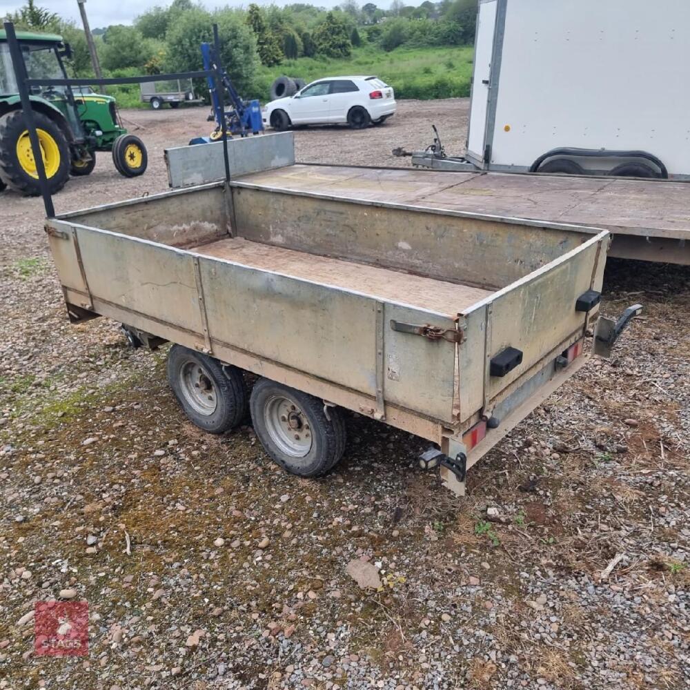 8X4 FLAT BED TRAILER WITH SIDES