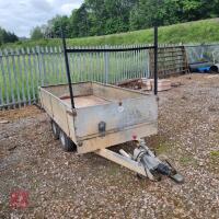 8X4 FLAT BED TRAILER WITH SIDES - 2