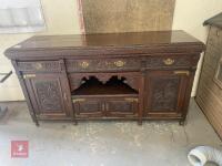 WOODEN CARVED SIDEBOARD