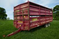 2004 MARSHALL 21FT LIVESTOCK TRAILER - 21