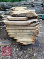 OAK SLABS, SAWN TIMBER