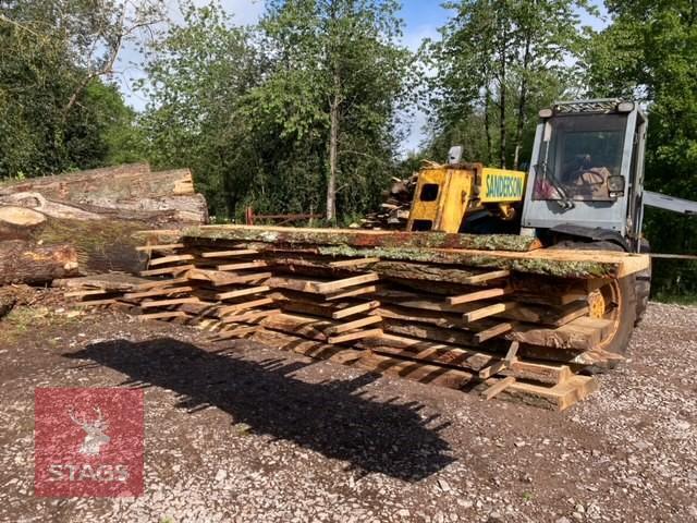 SAWN TIMBER SLABS, OAK, MAPLE