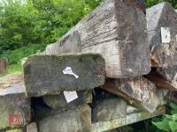 17 8FT RAILWAY SLEEPERS - 5