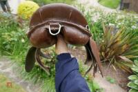 LEATHER SMALL PONY SADDLE - 6