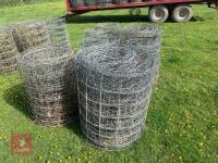 7 ROLLS OF USED PIG NETTING