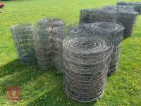 7 ROLLS OF USED PIG NETTING - 2