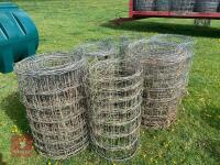 7 ROLLS OF USED PIG NETTING - 2