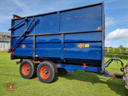 2002 KEN WOOOTON 10T SILAGE TRAILER