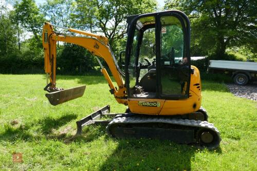 2007 JCB 8030 2TS 3T MINI EXCAVATOR