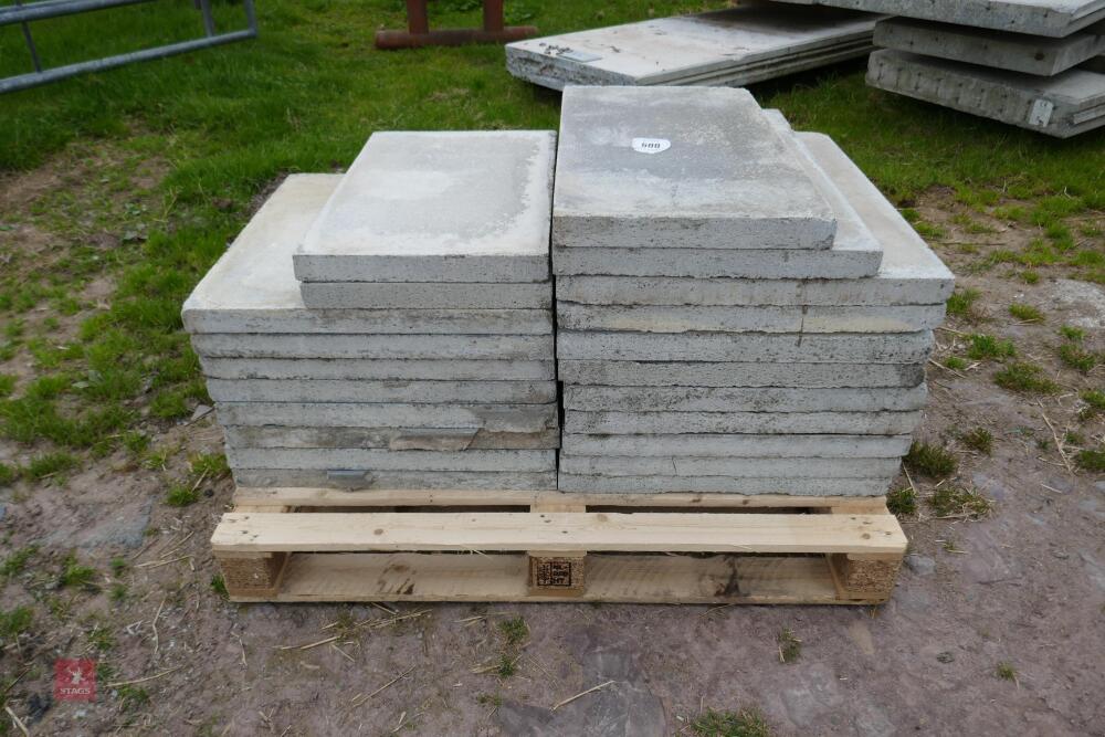 PALLET OF PAVING SLABS