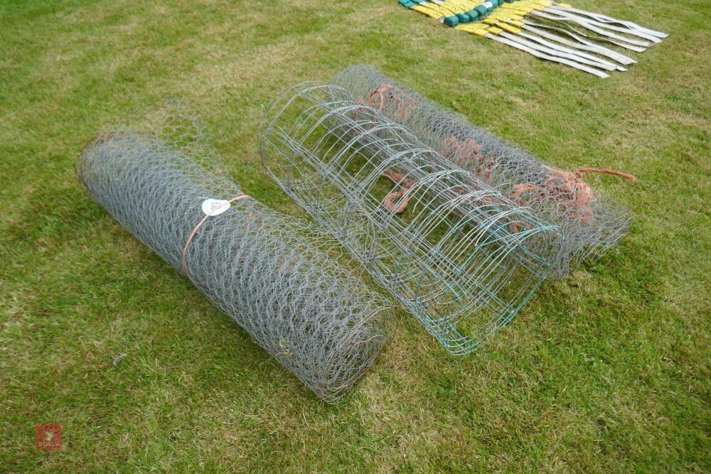 4 PART ROLLS OF WIRE NETTING