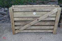 5 X 5'L x 3'H WOODEN SHEEP HURDLES