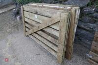 5 X 5'L x 3'H WOODEN SHEEP HURDLES - 2