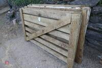 5 X 5'L x 3'H WOODEN SHEEP HURDLES - 5