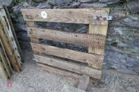 3' LONG WOODEN SHEEP HURDLE - 3