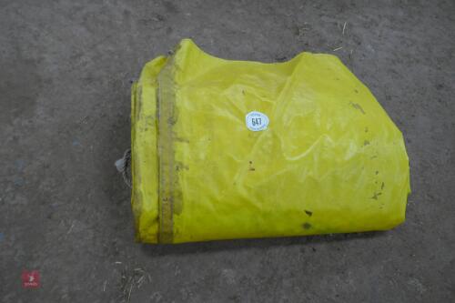 YELLOW TARPAULIN