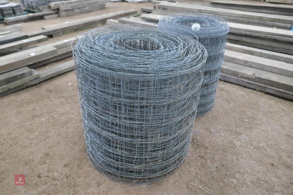 2 PART ROLLS OF STOCK FENCING WIRE