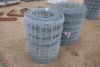 2 PART ROLLS OF STOCK FENCING WIRE - 6