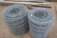 2 PART ROLLS OF STOCK FENCING WIRE - 7